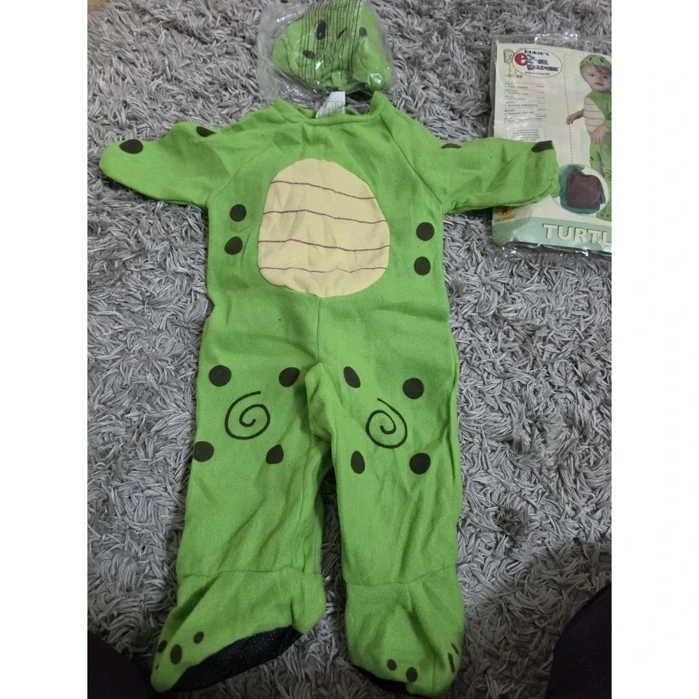 Rubie's Ez-On Romper Turtle Costume Infant Baby Size 6-12M New